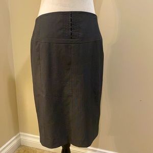 Express design studio gray skirt